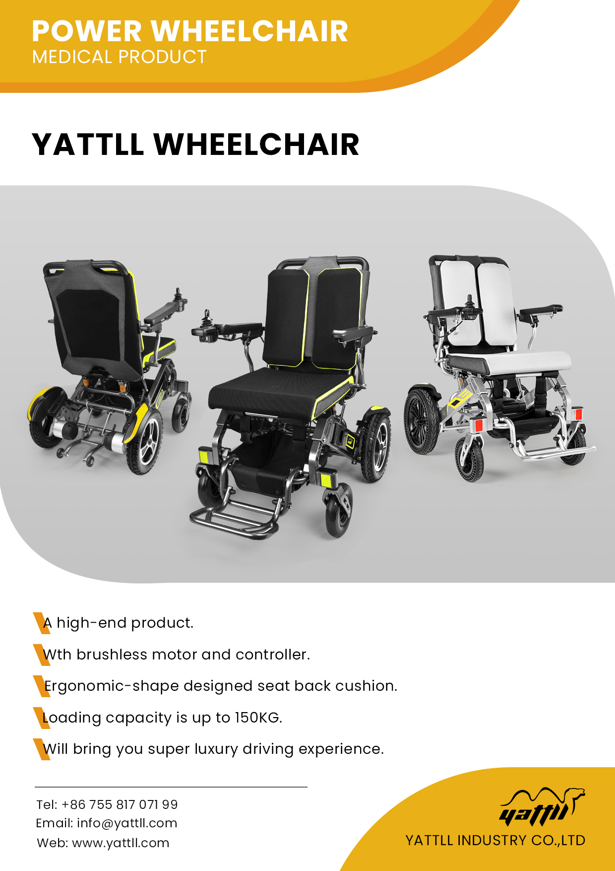 Travel Lightweight Power Wheelchair